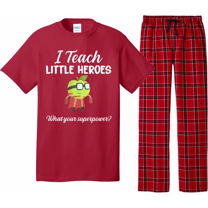 I Teach Little Heroes Pajama Set