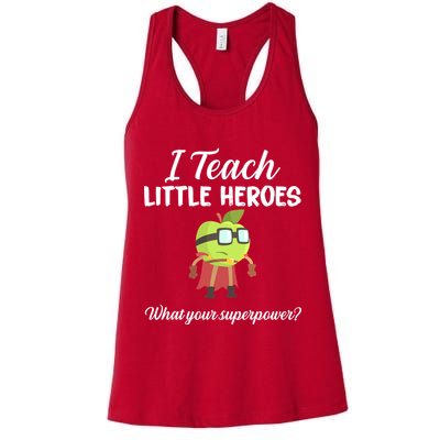 I Teach Little Heroes Womens Tank Top