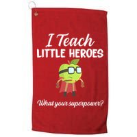 I Teach Little Heroes Golf Towel