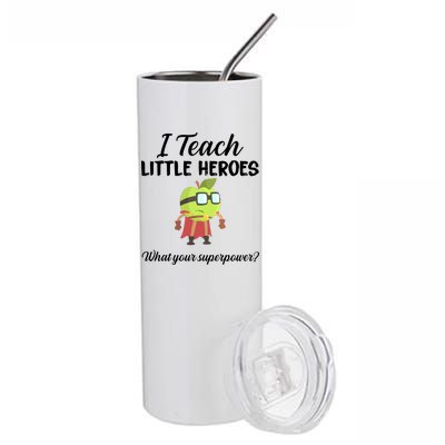 I Teach Little Heroes Stainless Steel Tumbler