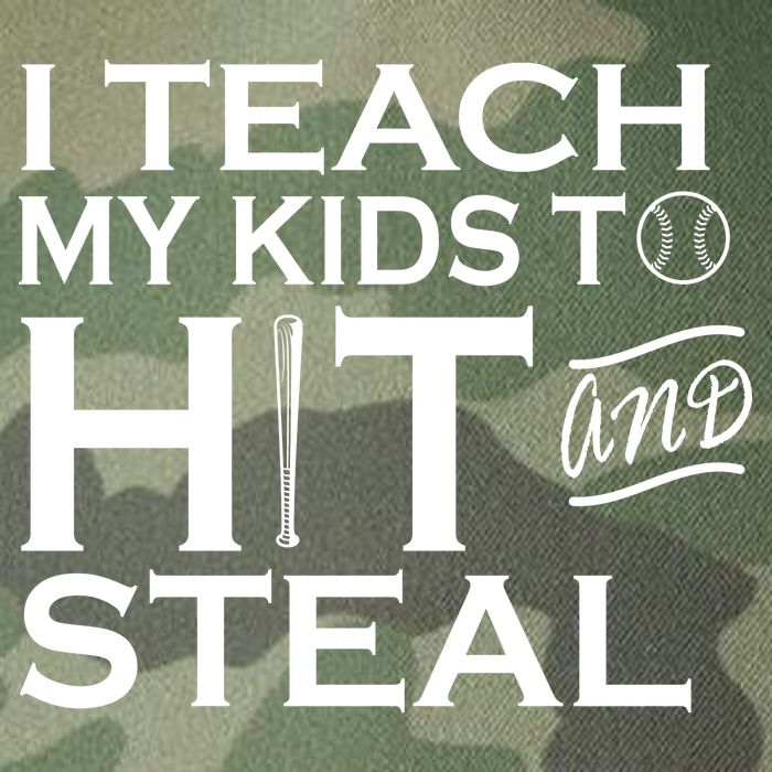 I Teach My Kids To Hit And Steal Legacy Tie Dye Trucker Hat