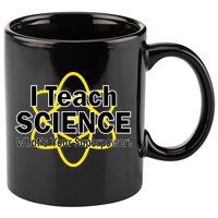 I Teach Science What's Your Superpower? 11oz C Handle Ceramic Mug