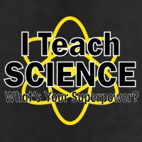 I Teach Science What's Your Superpower? Crop Fleece Hoodie