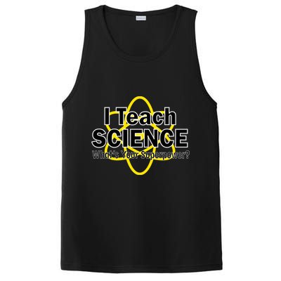 I Teach Science What's Your Superpower? PosiCharge Competitor Tank