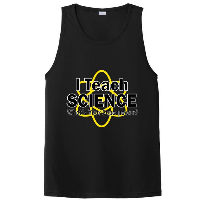 I Teach Science What's Your Superpower? PosiCharge Competitor Tank