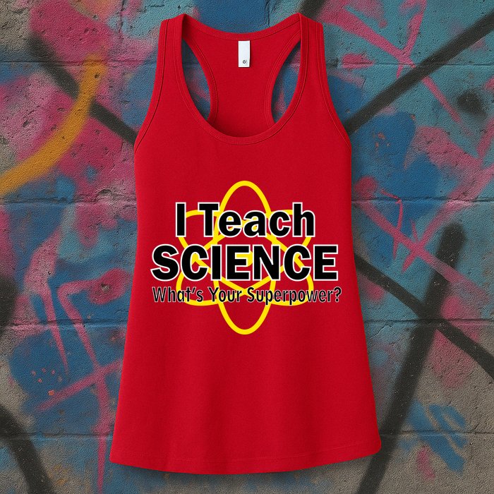 I Teach Science What's Your Superpower? Womens Tank Top