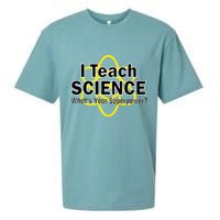 I Teach Science What's Your Superpower? Sueded Cloud Jersey T-Shirt