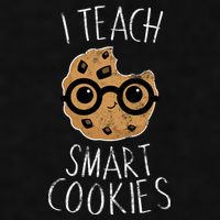 I Teach Smart Cookies Ladies PosiCharge Tri-Blend Wicking Tank
