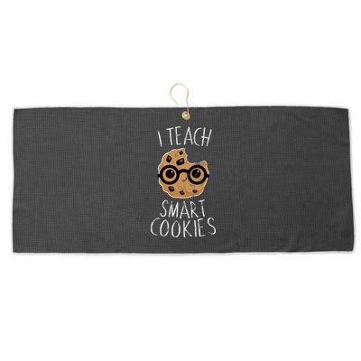 I Teach Smart Cookies Large Microfiber Waffle Golf Towel