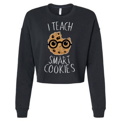 I Teach Smart Cookies Cropped Pullover Crew