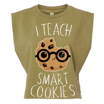 I Teach Smart Cookies Garment-Dyed Women's Muscle Tee