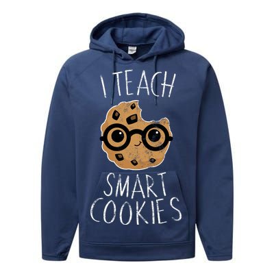 I Teach Smart Cookies Performance Fleece Hoodie