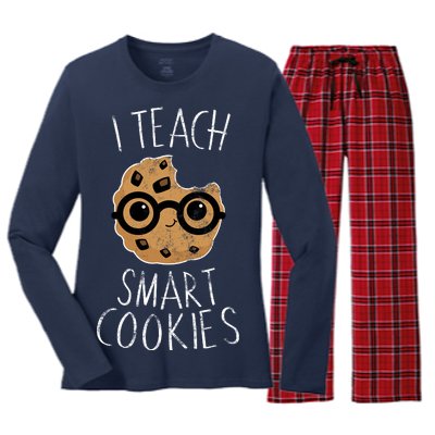 I Teach Smart Cookies Women's Long Sleeve Flannel Pajama Set 