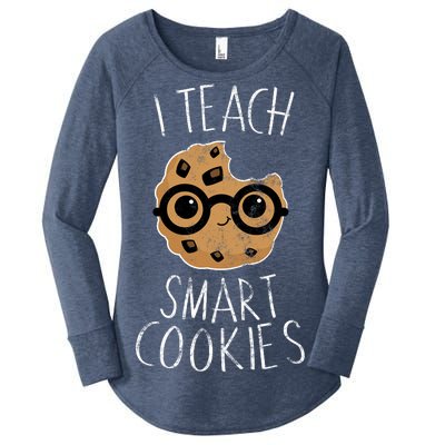 I Teach Smart Cookies Women's Perfect Tri Tunic Long Sleeve Shirt