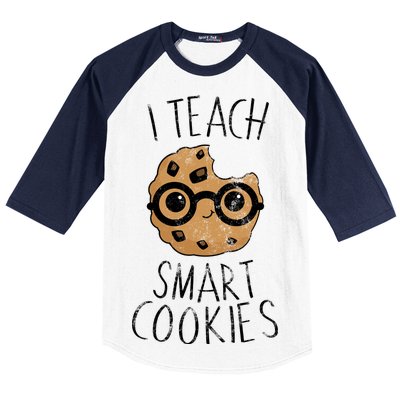 I Teach Smart Cookies Baseball Sleeve Shirt