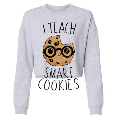 I Teach Smart Cookies Cropped Pullover Crew