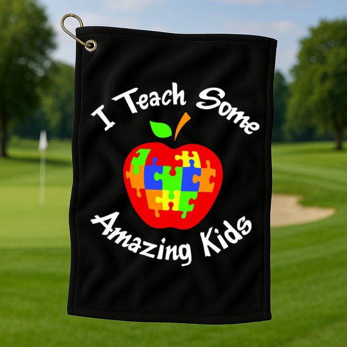 I Teach Some Amazing Kids Golf Towel