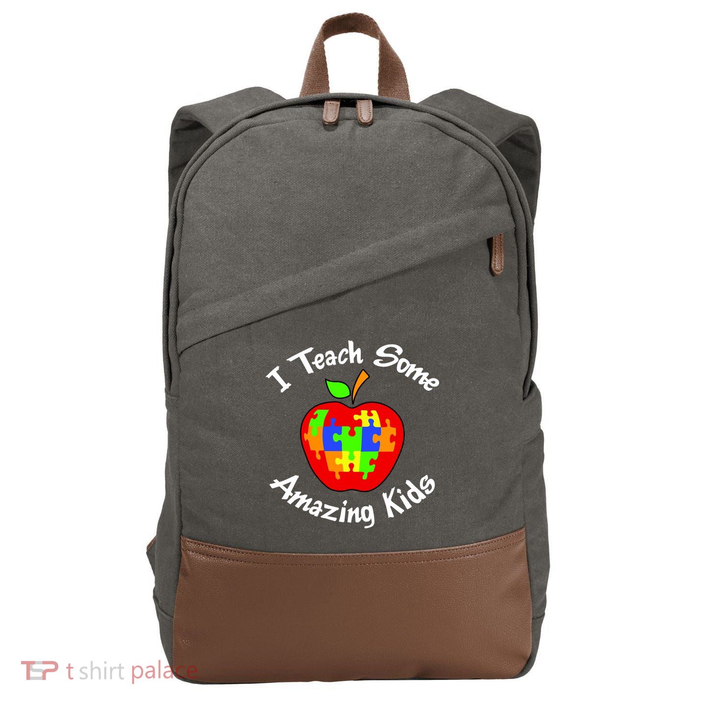 I Teach Some Amazing Kids Cotton Canvas Backpack