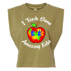 I Teach Some Amazing Kids Garment-Dyed Women's Muscle Tee