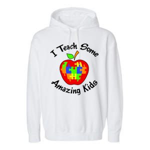 I Teach Some Amazing Kids Garment-Dyed Fleece Hoodie