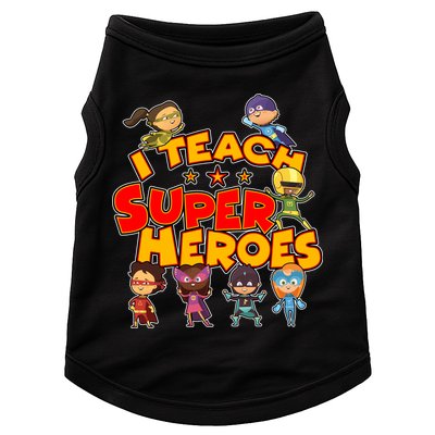 I Teach Superheroes Doggie Tank