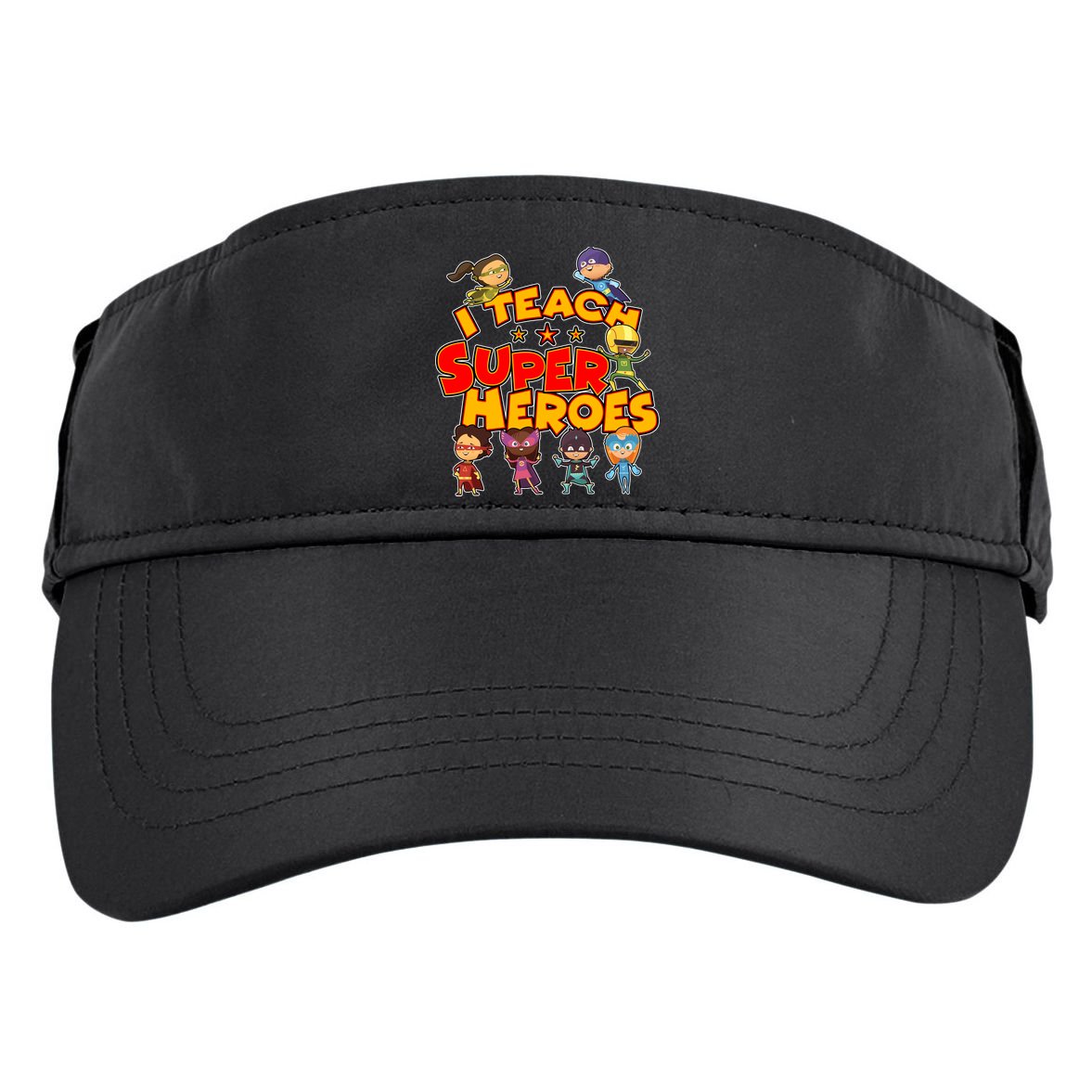 I Teach Superheroes Adult Drive Performance Visor