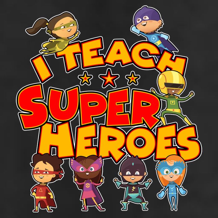 I Teach Superheroes Adult Drive Performance Visor