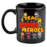 I Teach Superheroes 11oz C Handle Ceramic Mug