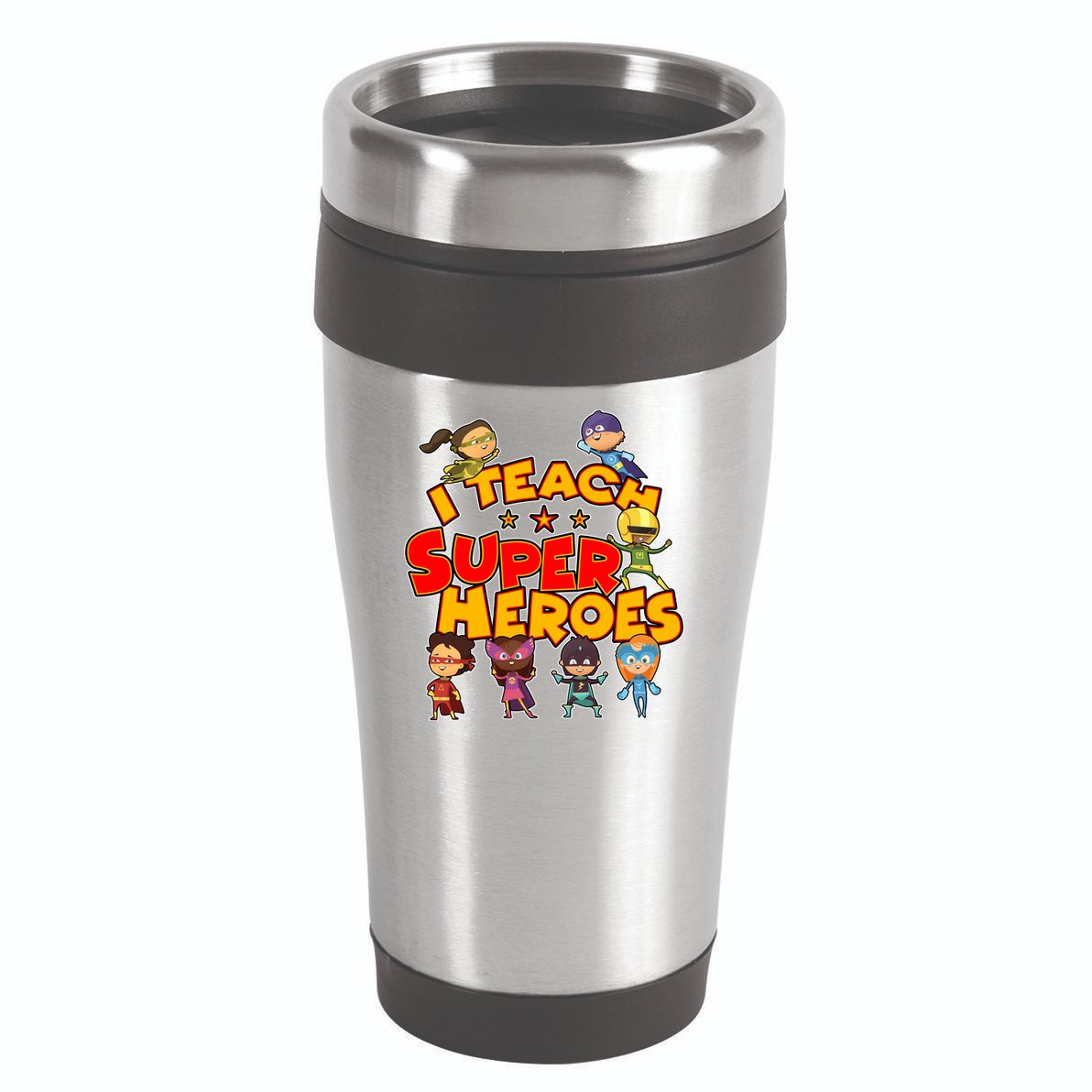 I Teach Superheroes 16oz Travel Tumbler