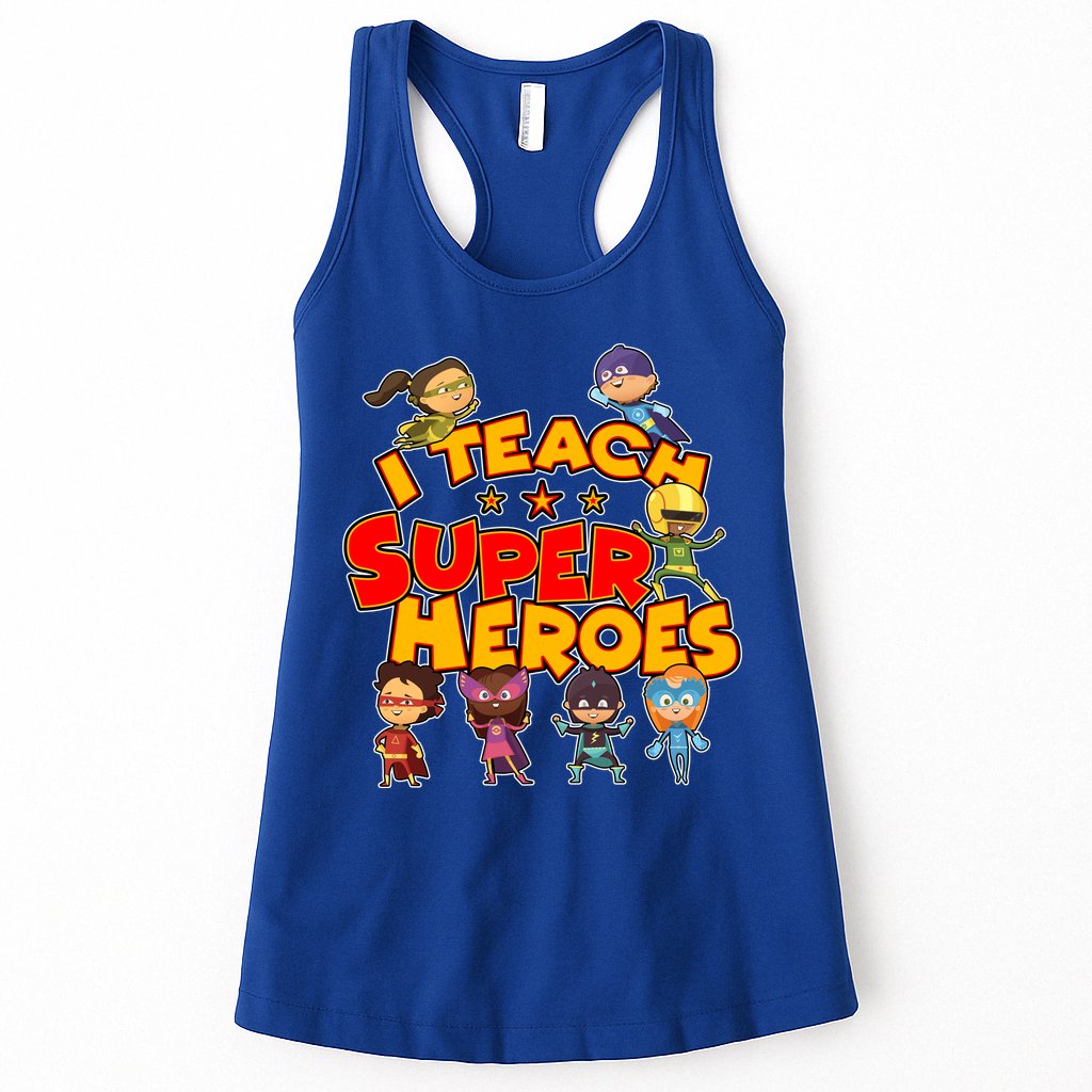 I Teach Superheroes Womens Tank Top
