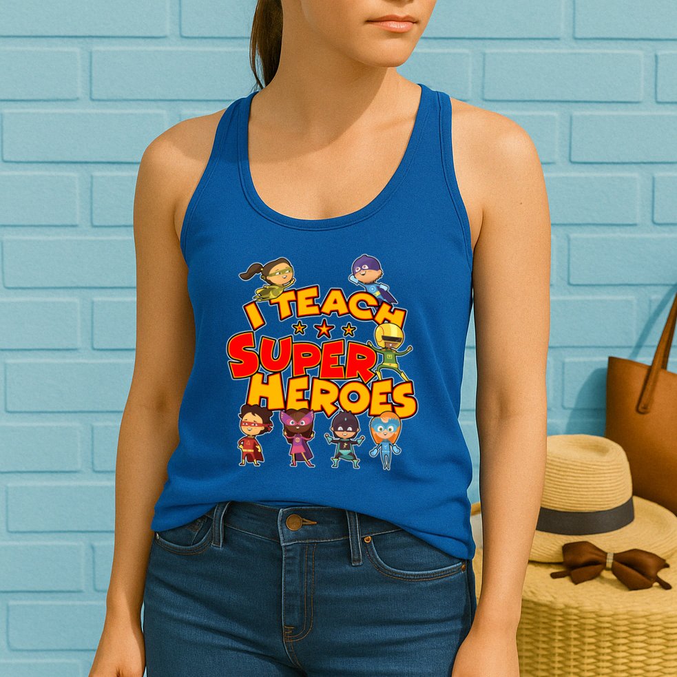 I Teach Superheroes Womens Tank Top