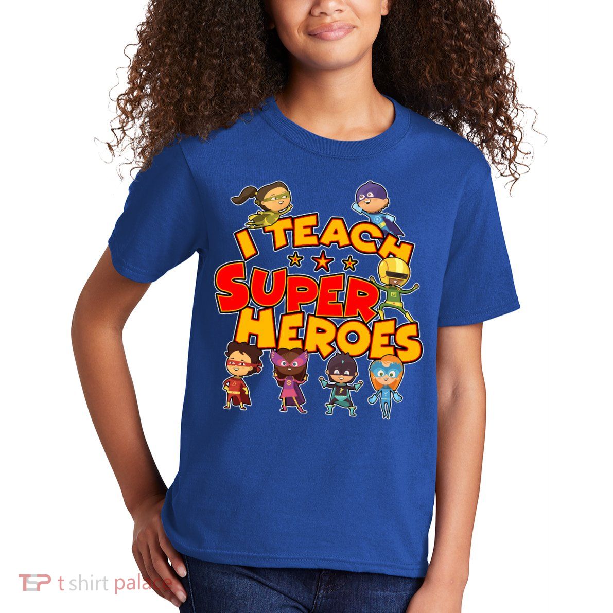 I Teach Superheroes Kids T-Shirt