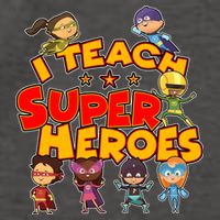 I Teach Superheroes Vector Backpack
