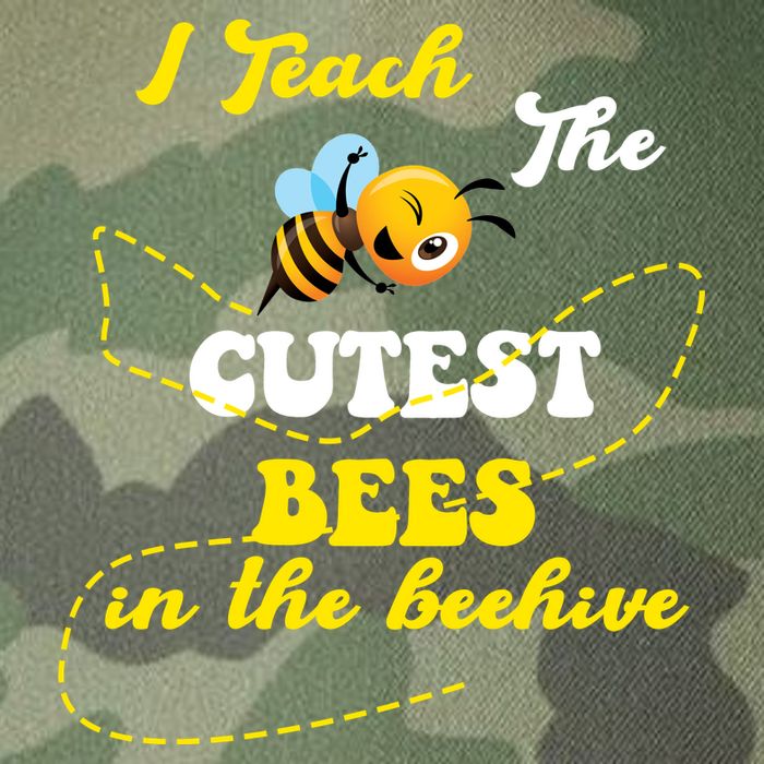 I Teach The Cutest Bees In The Hive Legacy Tie Dye Trucker Hat
