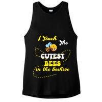 I Teach The Cutest Bees In The Hive Ladies PosiCharge Tri-Blend Wicking Tank