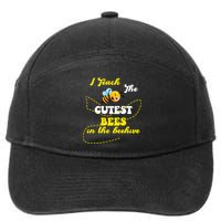 I Teach The Cutest Bees In The Hive 7-Panel Snapback Hat