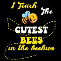 I Teach The Cutest Bees In The Hive 7-Panel Snapback Hat