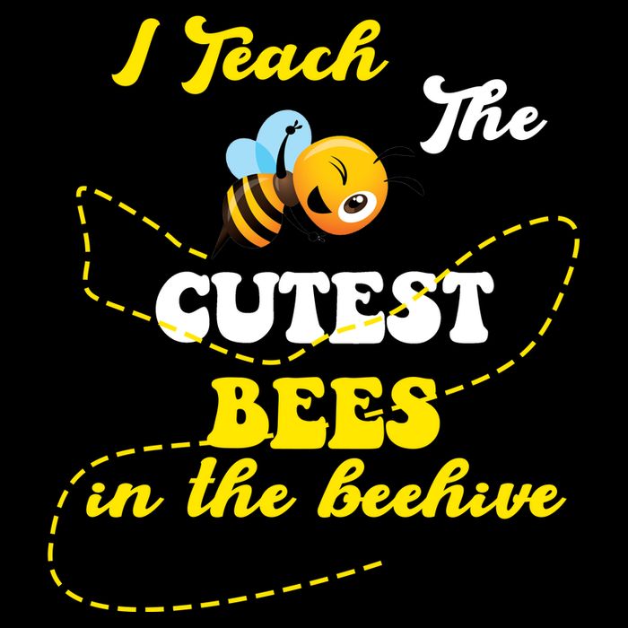 I Teach The Cutest Bees In The Hive 7-Panel Snapback Hat