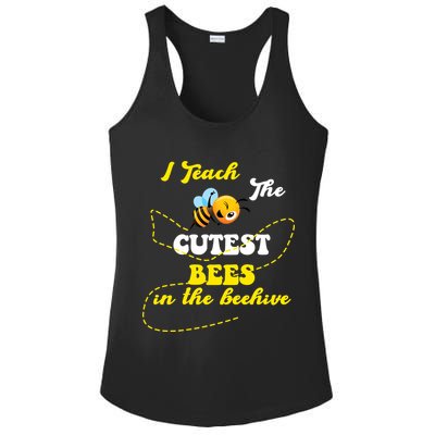 I Teach The Cutest Bees In The Hive Ladies PosiCharge Competitor Racerback Tank