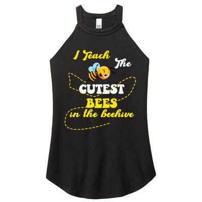 I Teach The Cutest Bees In The Hive Women's Perfect Tri Rocker Tank