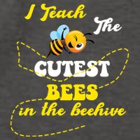 I Teach The Cutest Bees In The Hive Vector Backpack