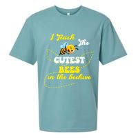 I Teach The Cutest Bees In The Hive Sueded Cloud Jersey T-Shirt