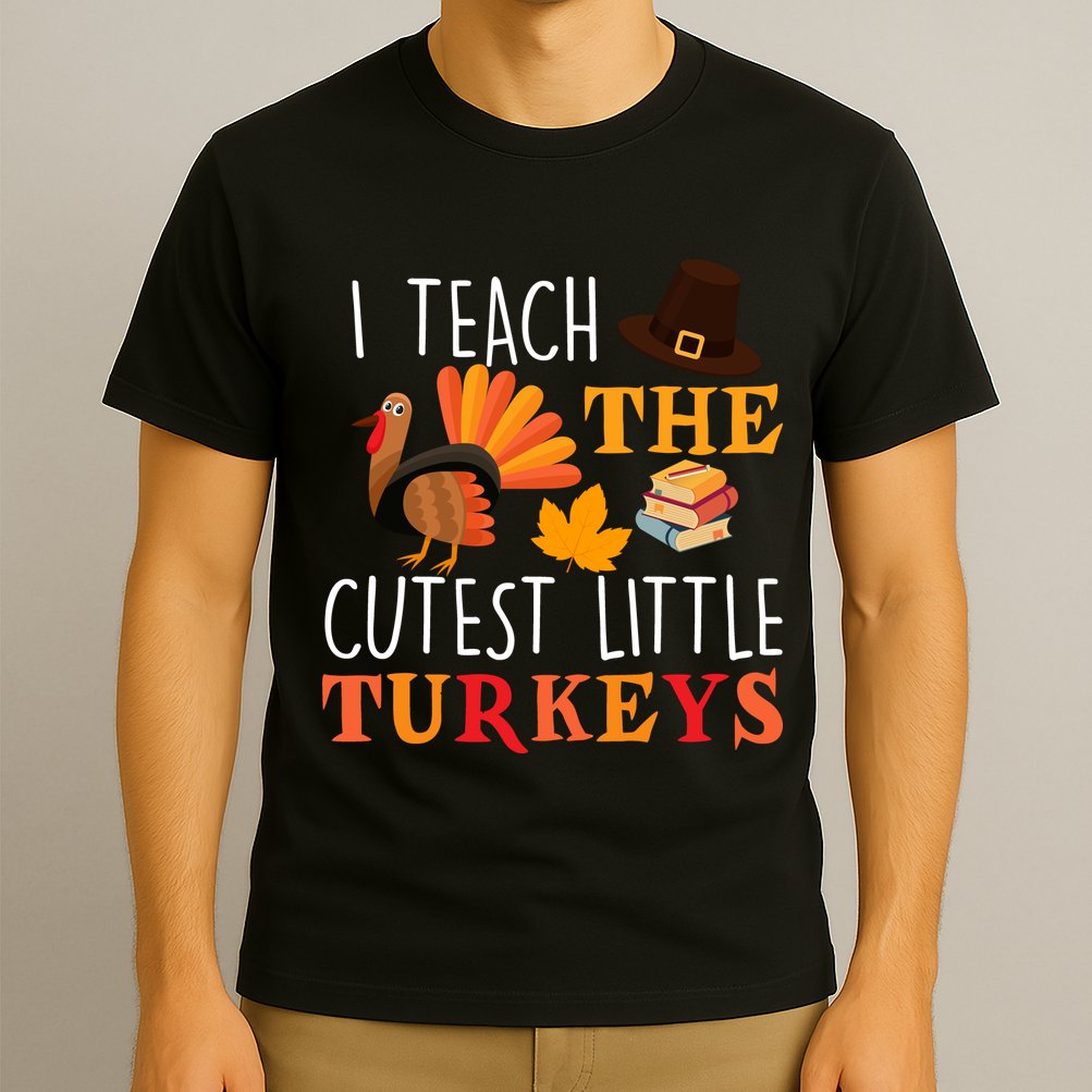 I Teach The Cutest Little Turkeys T-Shirt