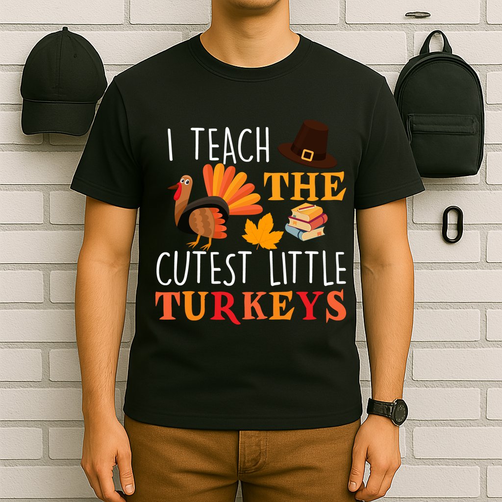 I Teach The Cutest Little Turkeys T-Shirt