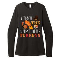 I Teach The Cutest Little Turkeys Womens CVC Long Sleeve Shirt