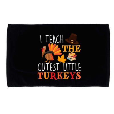 I Teach The Cutest Little Turkeys Microfiber Hand Towel