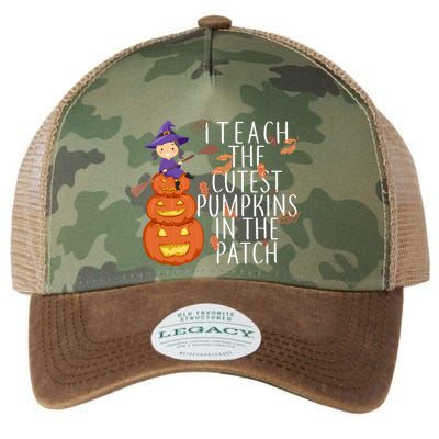 I Teach The Cutest Pumpkins in the Patch Legacy Tie Dye Trucker Hat