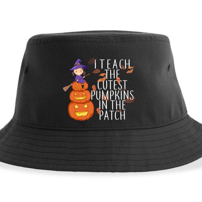 I Teach The Cutest Pumpkins in the Patch Sustainable Bucket Hat