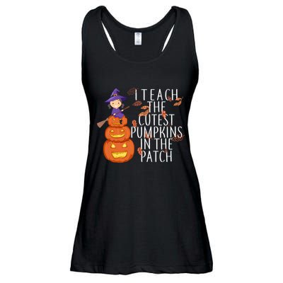 I Teach The Cutest Pumpkins in the Patch Ladies Essential Flowy Tank