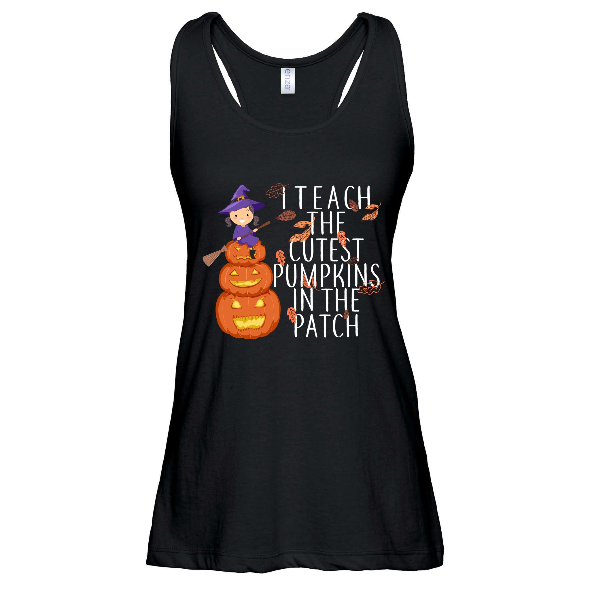 I Teach The Cutest Pumpkins in the Patch Ladies Essential Flowy Tank